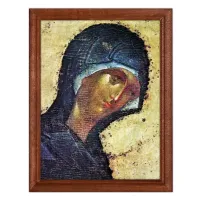 Постер в рамке 17х22см Феофан Грек - Богоматерь (1405) POSV-0200