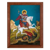 Постер в рамке 17х22см Георгий Победоносец POSV-0201