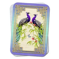 Карта-талисман Фэн-Шуй Павлины YAN323