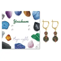 Серьги Унакит SEB04-21