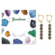 Серьги Унакит SEB05-21