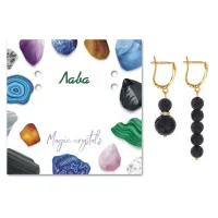 Асимметричные серьги Лава SEB06-12