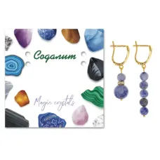 Асимметричные серьги Содалит SEB06-19