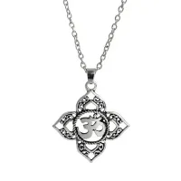 Кулон-амулет Ом с цепочкой 35х28мм AC023