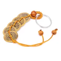 Брелок Пять монет BK067