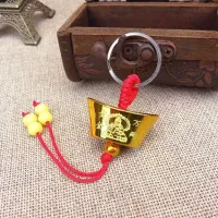 Брелок Золотой слиток, пластик BK069-03