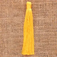 Кисточка из ниток 12см, цвет Жёлтый KIS001-01