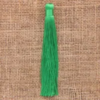 Кисточка из ниток 12см, цвет Зелёный KIS001-02
