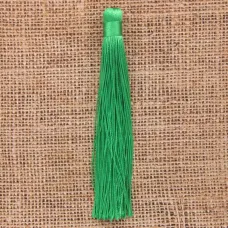 Кисточка из ниток 12см, цвет Зелёный KIS001-02