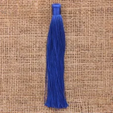 Кисточка из ниток 12см, цвет Синий KIS001-04