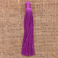 Кисточка из ниток 12см, цвет Фиолетовый KIS001-05