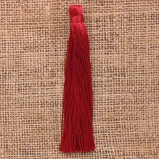 Кисточка из ниток 12см, цвет Бордовый KIS001-06