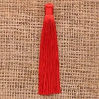Кисточка из ниток 12см, цвет Красный KIS001-08
