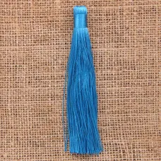 Кисточка из ниток 12см, цвет Голубой KIS001-10