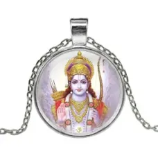 Кулон с цепочкой Рама, цвет серебр. ALK622