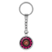 Брелок Ом, цвет серебр. BK-ALK614