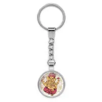 Брелок Ганеша, цвет серебр. BK-ALK619