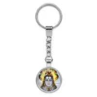 Брелок Шива, цвет серебр. BK-ALK624