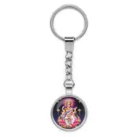 Брелок Сарасвати, цвет серебр.