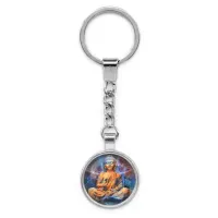 Брелок Будда, цвет серебр. BK-ALK627