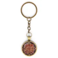 Брелок Праджняпарамита мандала, цвет бронз. BK-ALK030