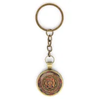 Брелок Авалокитешвара мандала, цвет бронз. BK-ALK040