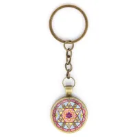 Брелок Шива Шакти мандала, цвет бронз. BK-ALK050