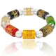 Браслет с мантрами, 10мм, разноцветный BS069-3