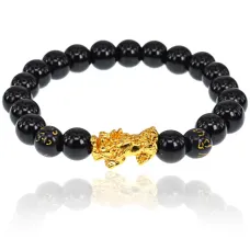 Браслет Пи Щу с мантрами, 8мм BS418-8