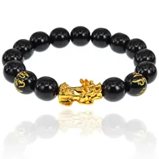 Браслет Пи Щу с мантрами, 12мм BS045-12