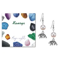 Серьги Медведь (защита, сила, победа), Майорка SEB07-08-19