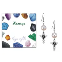 Серьги Кадуцей (здоровье, бизнес, гармония), Майорка SEB07-08-33