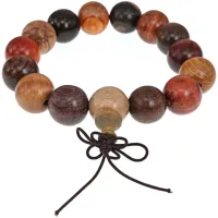 Четки-браслет из разных пород дерева 15мм BS428