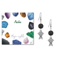 Серьги Золотая рыбка (исполнение желаний), Лава SEB07-12-27