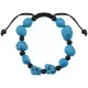 Плетеный браслет с бирюзой BJBS-196-1