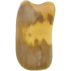 Массажер-скребок Гуаша, кость, 10х5см MJCH009-2