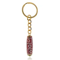 Брелок с 9-глазой бусиной Дзи DZBK-027