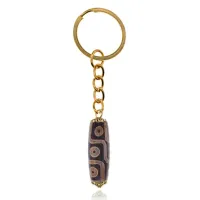 Брелок с 9-глазой бусиной Дзи DZBK-028