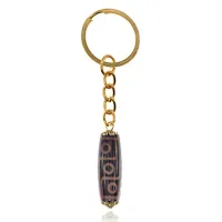 Брелок с 9-глазой бусиной Дзи DZBK-029