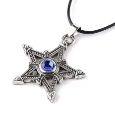 Кулон Звезда со шнурком 4см AC051