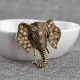 Брошь Слон со стразами 3,5х3,5см BR050