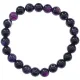 Браслет из натурального камня Фиолетовый агат, 8мм BJBS-185