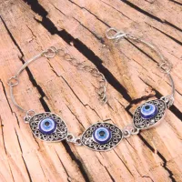 Браслет От сглаза, металл, 21х1,4см BS282-4