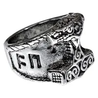 Кольцо Молот Тора с рунами, размер 20 KL124-10