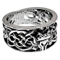 Кольцо Кельтская лиса, размер 19 KL128-9