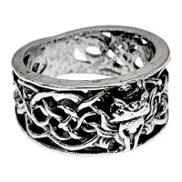 Кольцо Кельтская лиса, размер 18 KL128-8