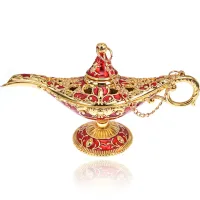 Сувенир Лампа Аладдина, 11,5х4х6,5см, цвет красно-золотой ST002-2