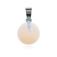 Кулон Шар из Лунного камня, d.1,5см BJK279-02