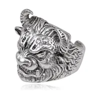 Безразмерное кольцо Бык, 2,5см KL159-2