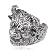 Безразмерное кольцо Бык, 2,5см KL159-2